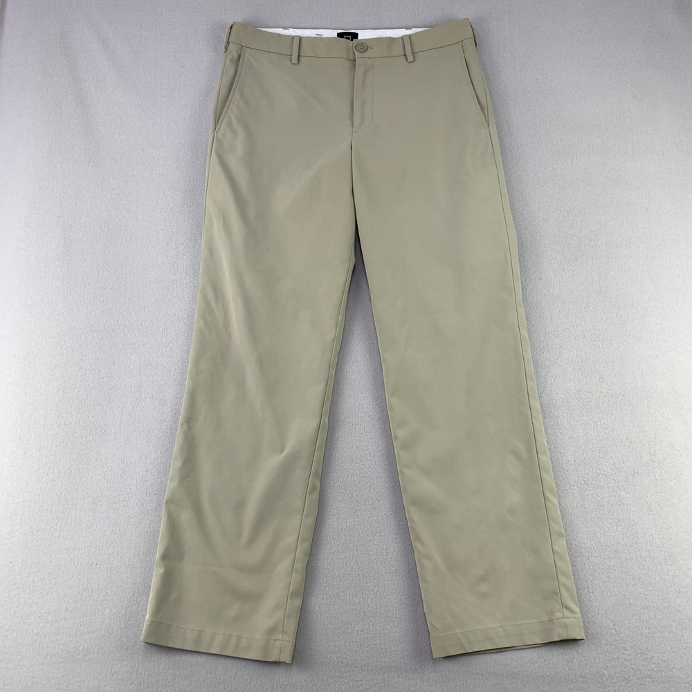 SCOTTeVEST sev02 TEC Pants Men 32x30 Khaki Travel Chinos Comfort Stretch Work‎